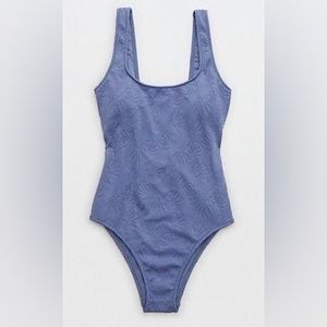 Aerie Ribbed One Piece Swimsuit XL Long